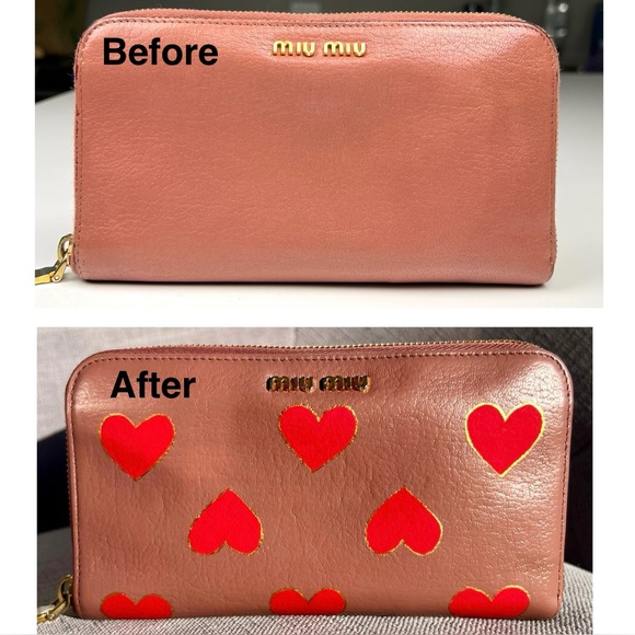 Miu Miu Long Wallet Custom Painted - Picture 7 of 7